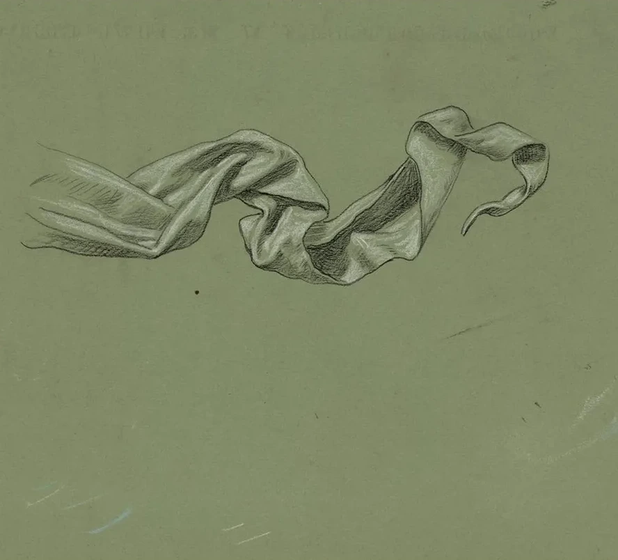 Study of Drapery, No. 1