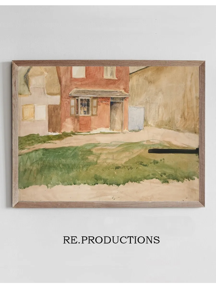 Study of Exterior of a Red Brickbuilding