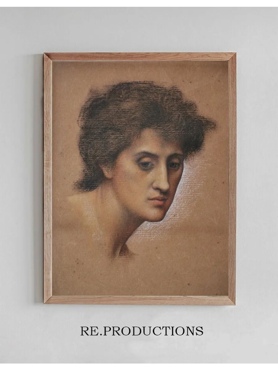 Study of Female Head for the Cadence of Autumn