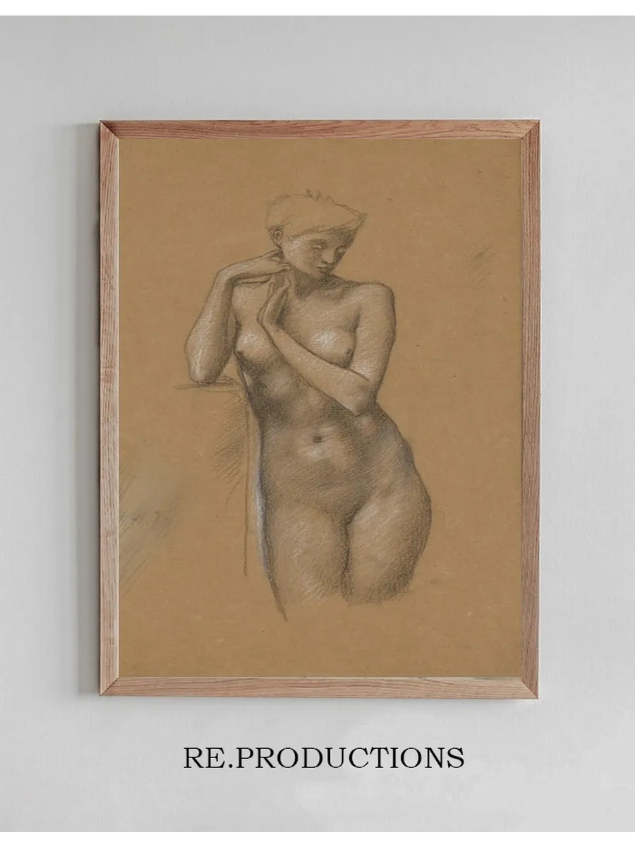 Study of Female Nude for the Hill Fairies in Arthur in Avalon