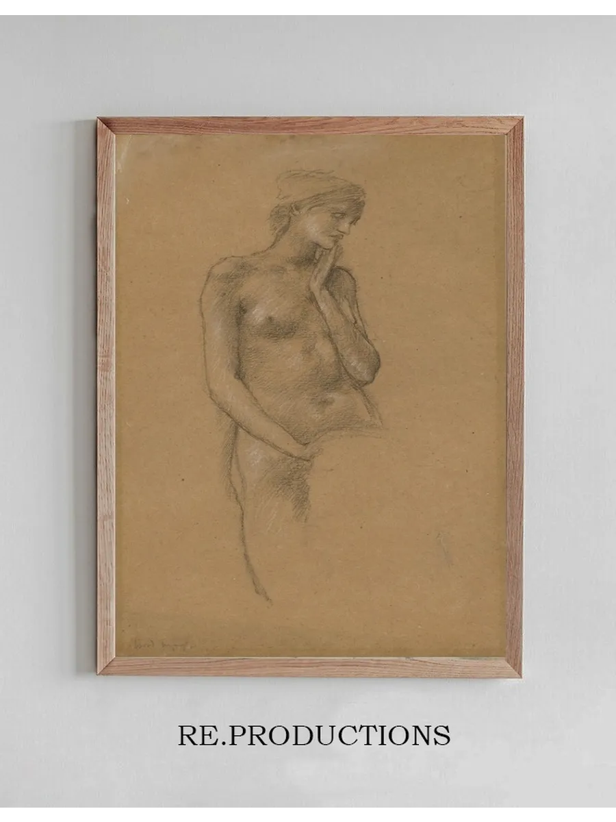 Study of Female Nude for the Hill Fairies in Arthur in Avalon