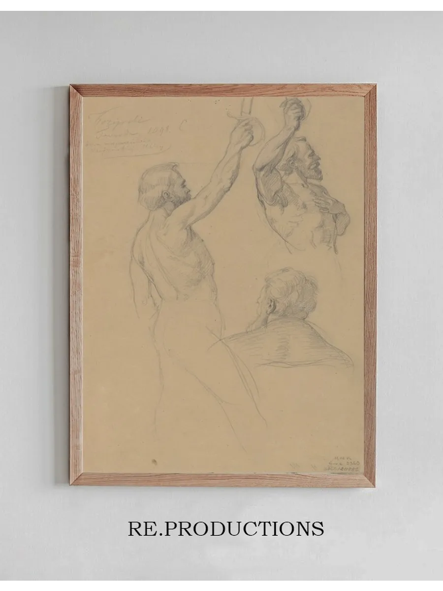 Study of Figures for the Painting Queen Jadwiga's Oath