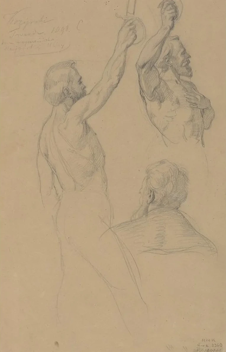 Study of Figures for the Painting Queen Jadwiga's Oath