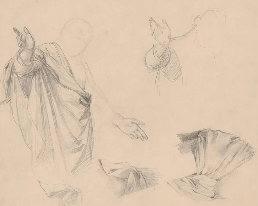 Study of Figures in Togas