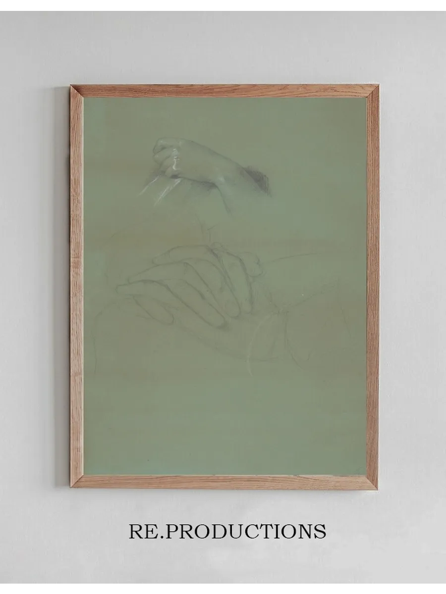 Study of Hands for the Painting Death of Barbara Radziwi