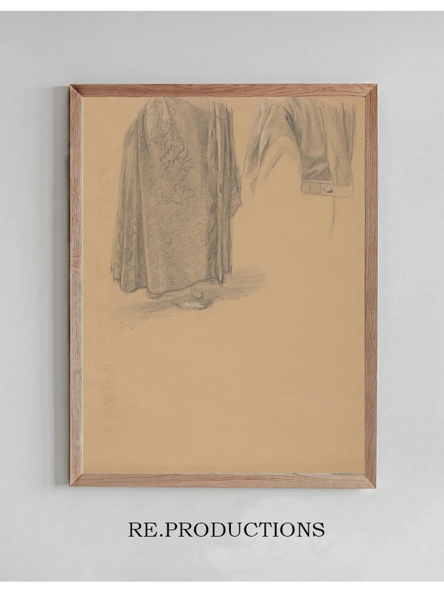 Study of Robes of Ja Ko of T Czyn) for the Painting Queen's Jadwiga's Oath