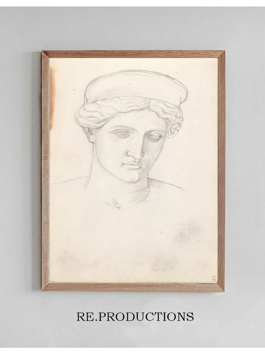 Study of Sculpture Head