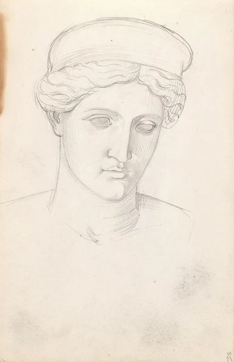 Study of Sculpture Head