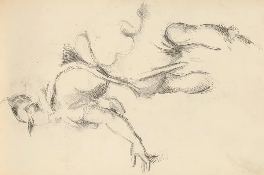 Study of the Allegorical Figure France in Rubens The Exchange of the Two Princesses