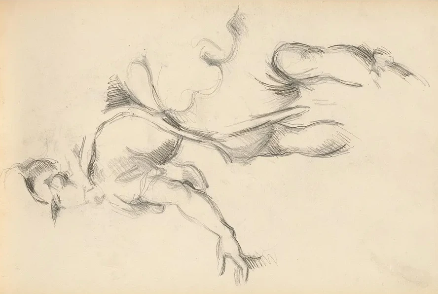 Study of the Allegorical Figure France in Rubens The Exchange of the Two Princesses