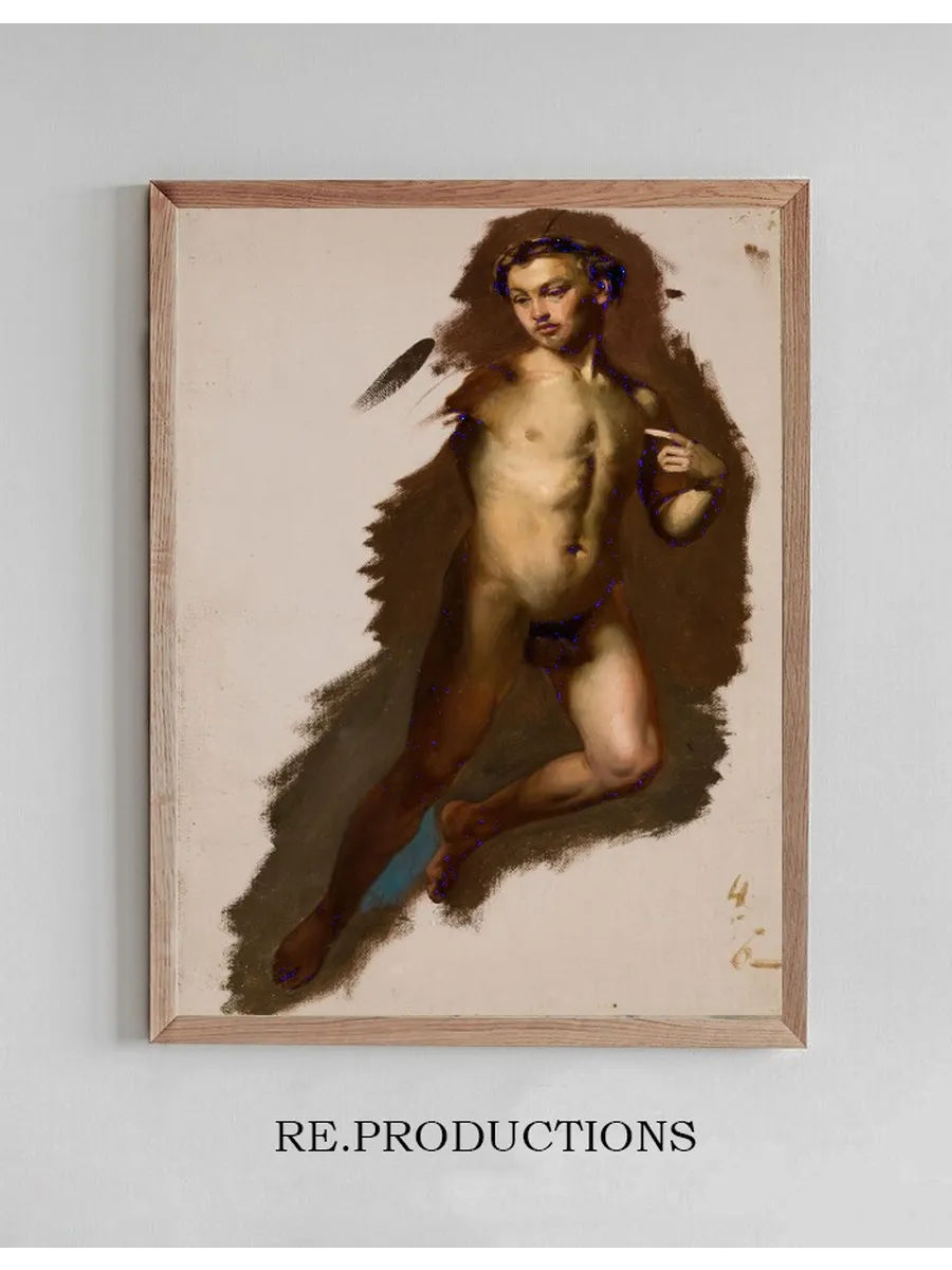 Study of the Amor Figure to the Painting Wedding Procession of Amor and Psyche