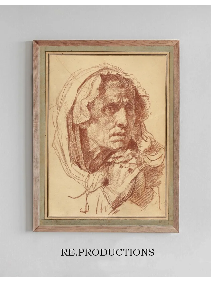 Study of the Head of an Old Woman