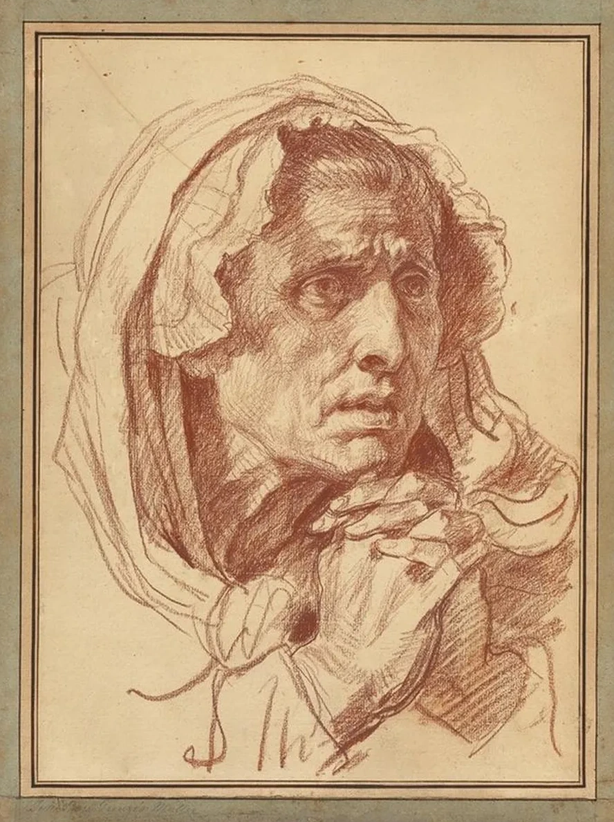 Study of the Head of an Old Woman
