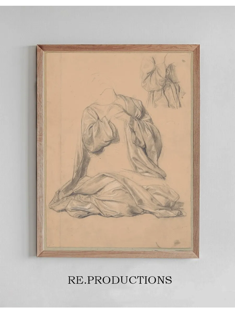 Study of the Robes of St Matthias to the Painting Martyrdom of St Matthias