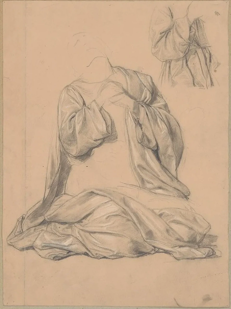 Study of the Robes of St Matthias to the Painting Martyrdom of St Matthias
