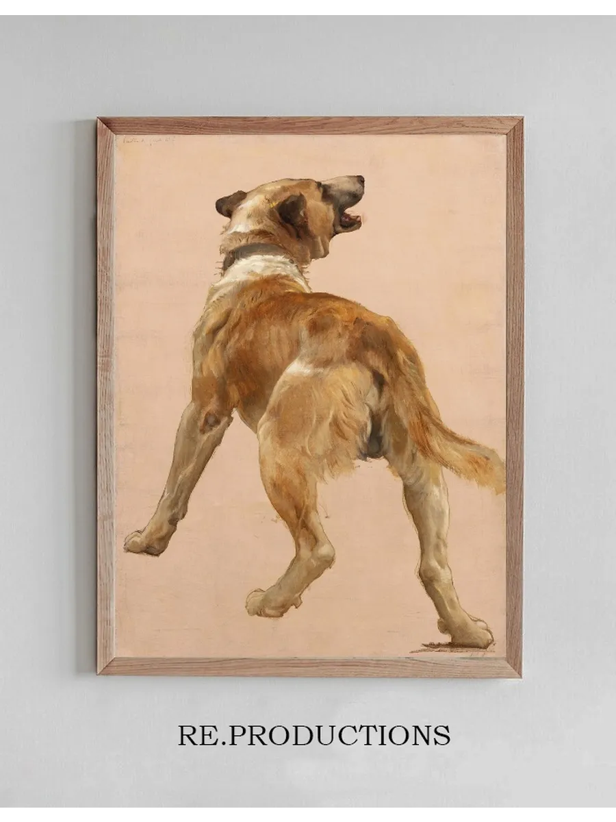 Study of the Dog of Hom Re et Son Guide