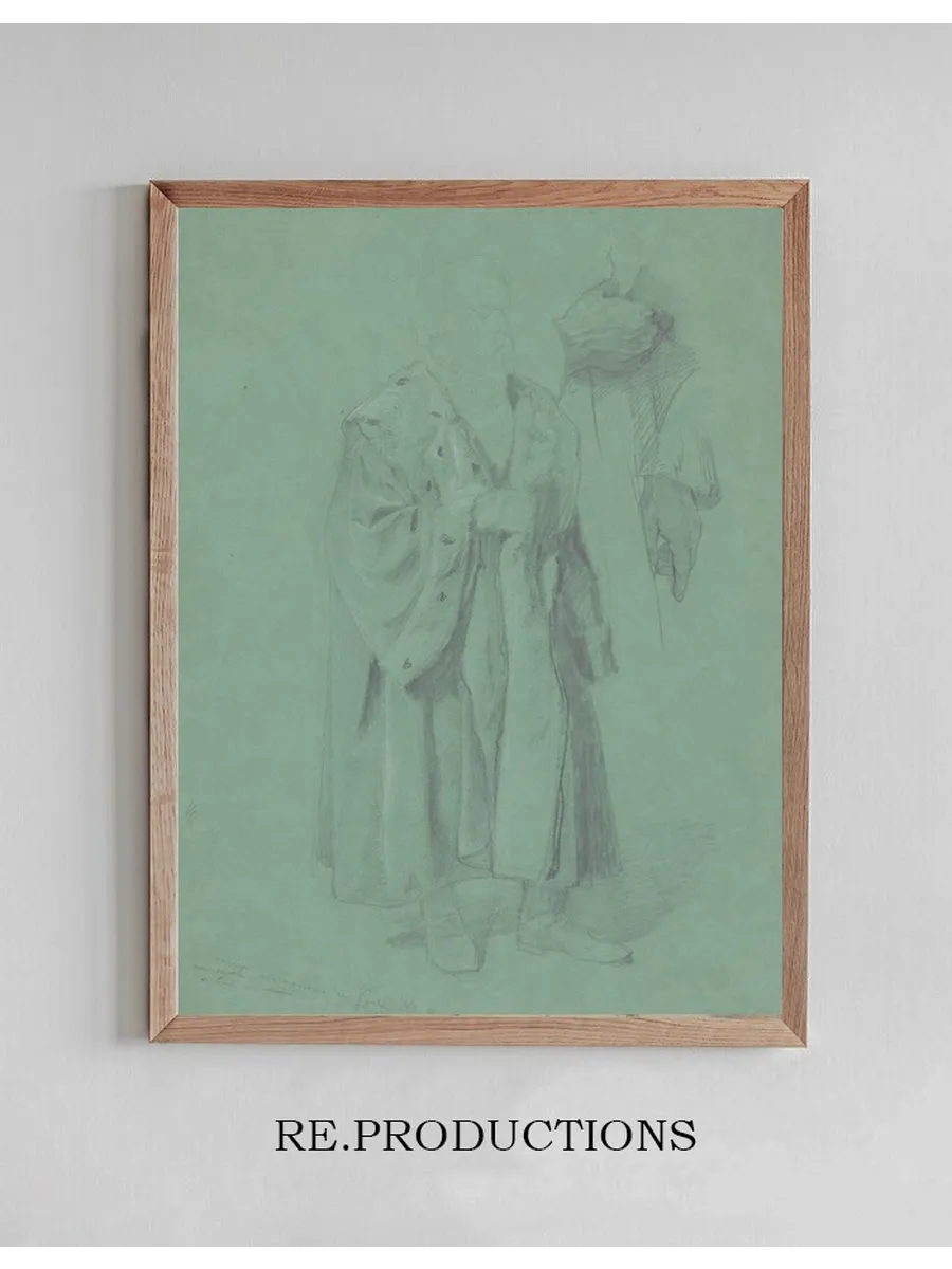 Study of the Figure of King Sigismund for the Painting the Upbringing of Sigismund Augustus