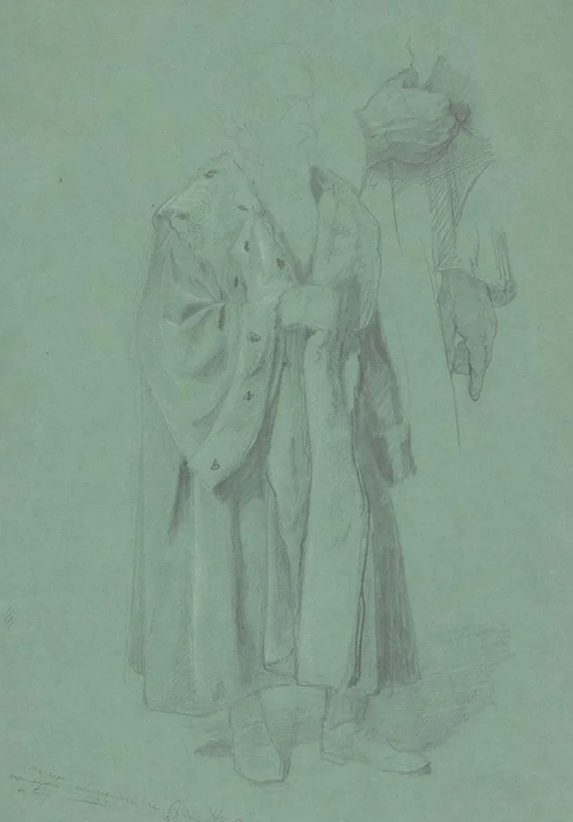 Study of the Figure of King Sigismund for the Painting the Upbringing of Sigismund Augustus
