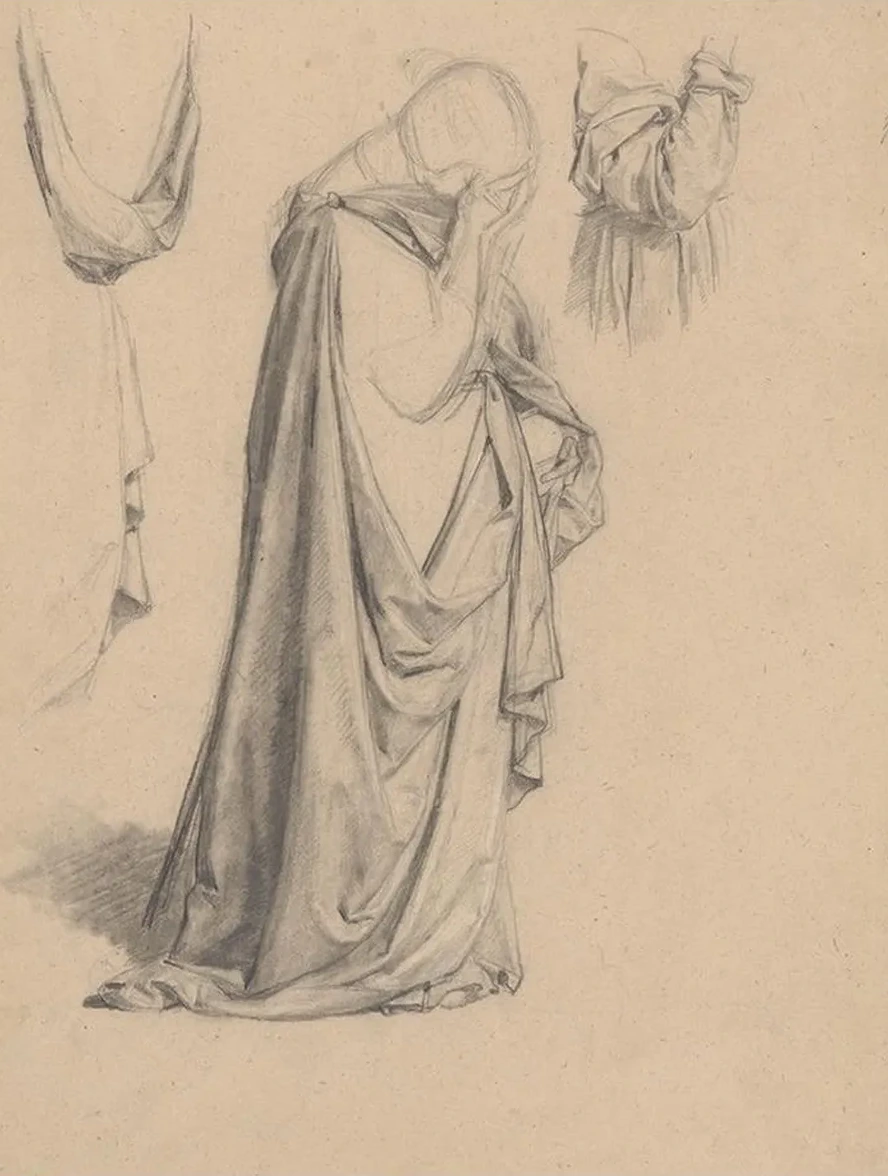 Study of the Figure of Mary Magdalene to the Painting Three Marys