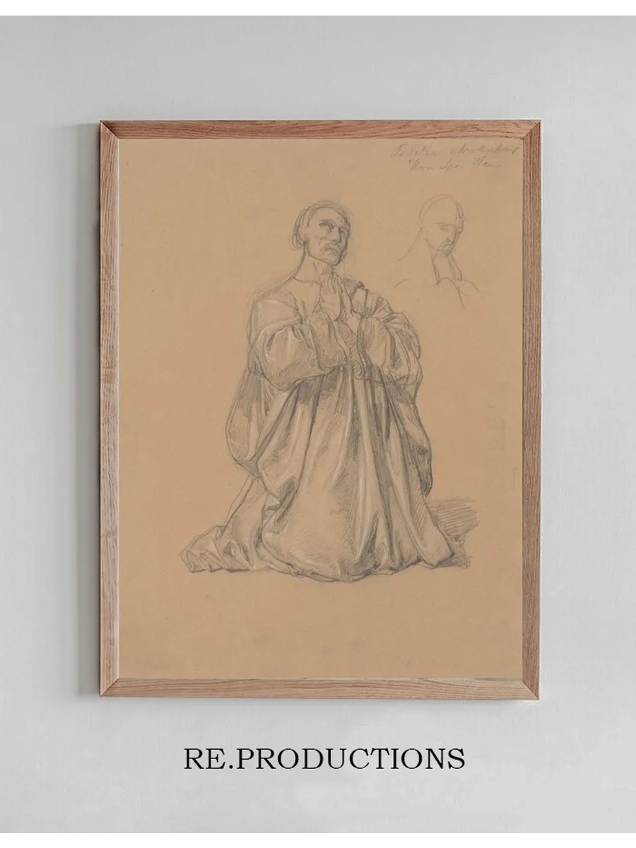 Study of the Figure of St. Matthias to the Painting Martyrdom of St. Matthias