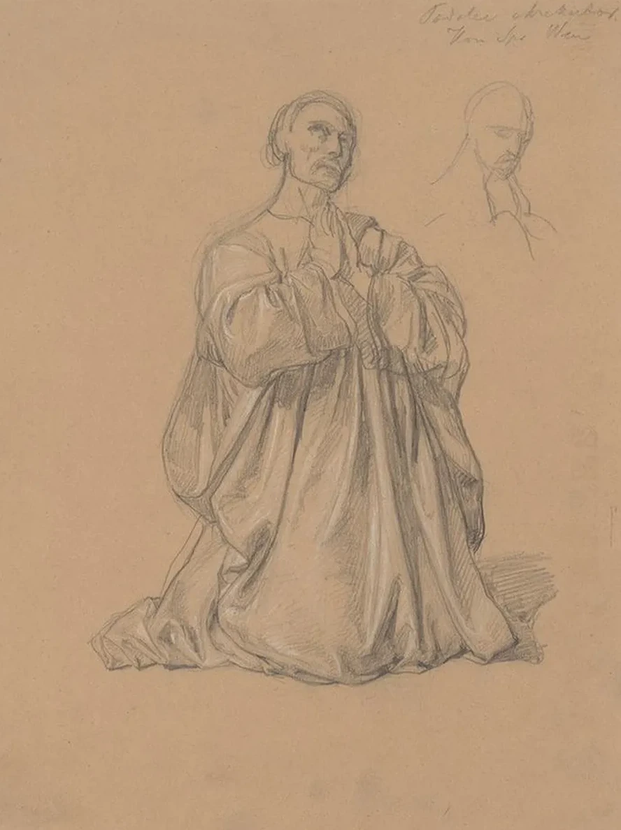 Study of the Figure of St. Matthias to the Painting Martyrdom of St. Matthias