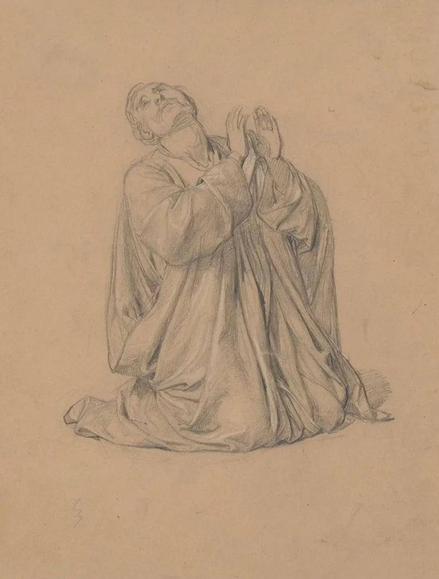 Study of the Figure of St. Matthias to the Painting Martyrdom of St. Matthias