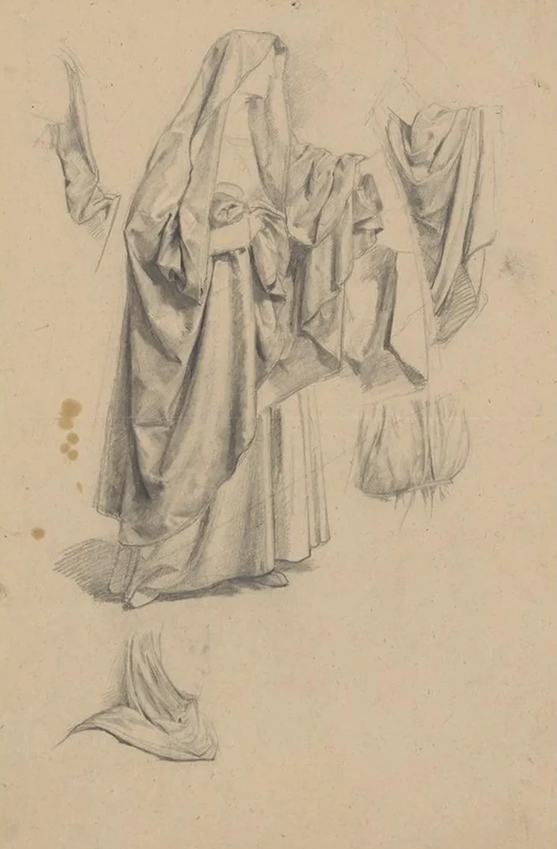Study of the Figure of the Virgin Mary for the Painting Three Marys