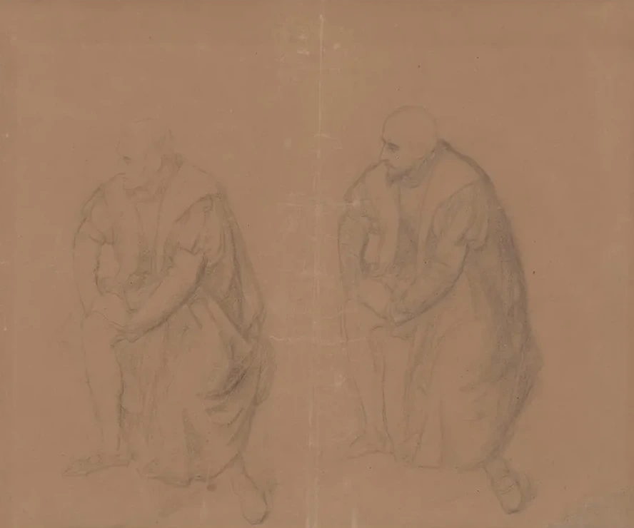 Study of the King's Figure for the Painting Death of Barbara Radziwi