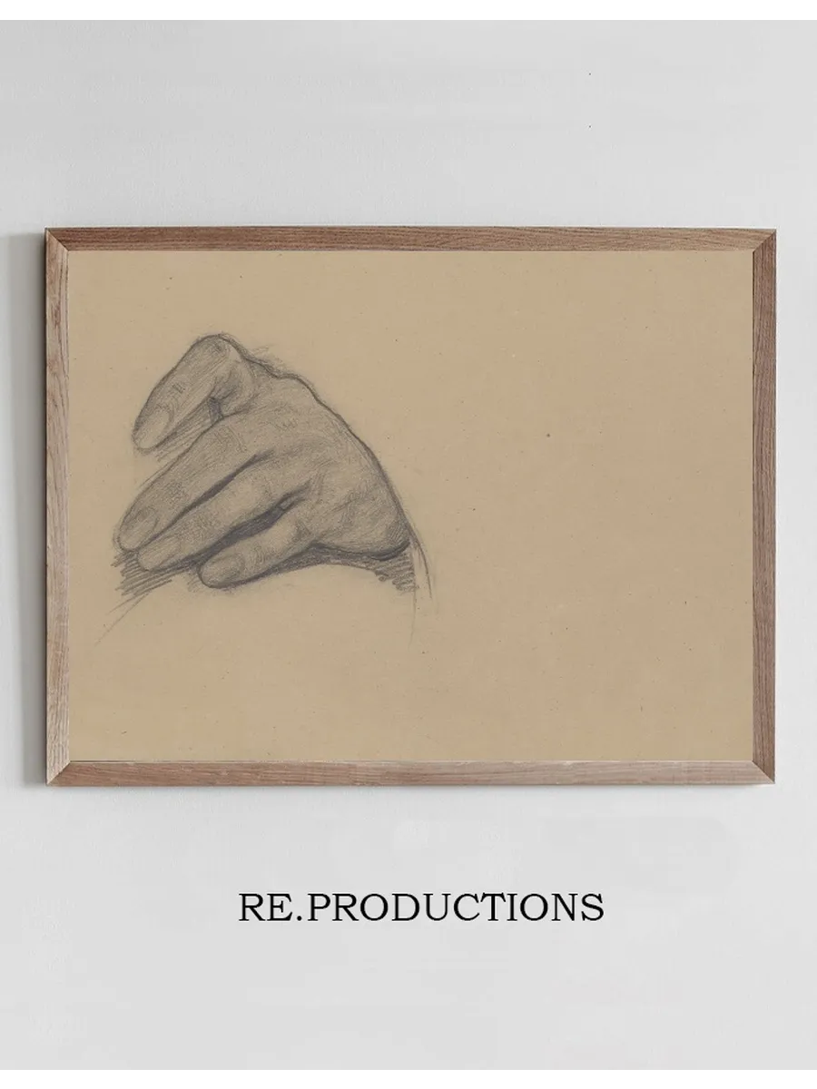 Study of the Left Hand of W Adys Aw Jagie O for the Painting Queen Jadwiga's Oath