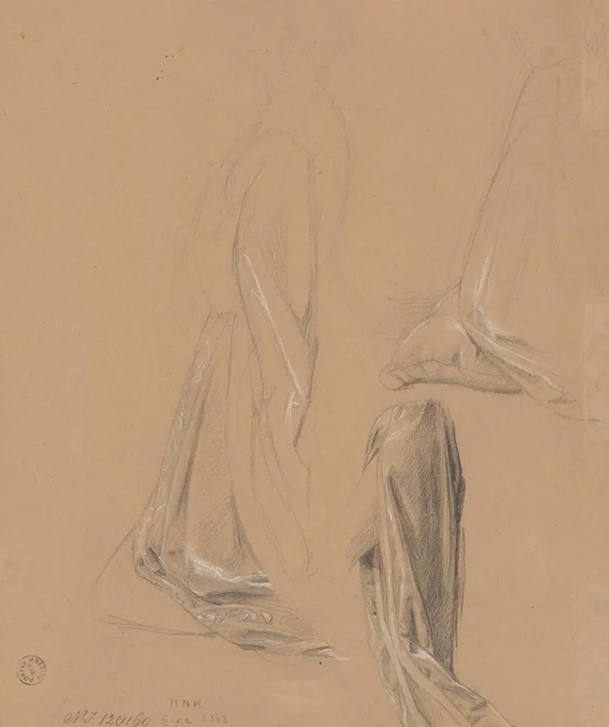Study of the Queen Figure for the Painting Queen Jadwiga's Oath