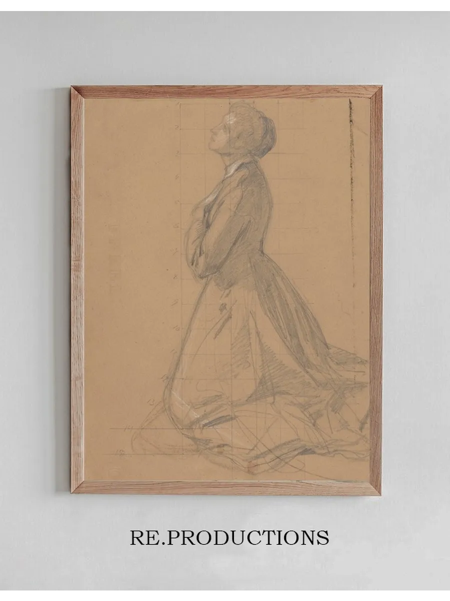 Study of the Queen Figure for the Painting Queen Jadwiga's Oath
