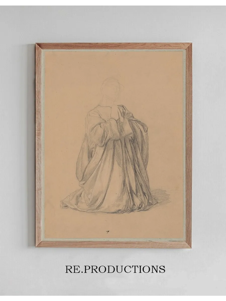 Study of the Robes of St. Matthias to the Painting Martyrdom of St. Matthias