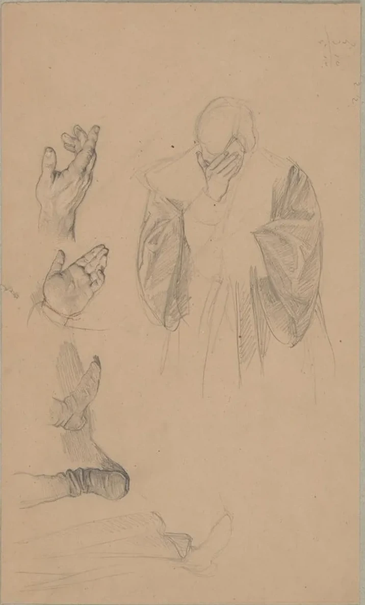 Study to an Unidentified Figural Composition