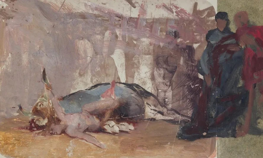 Study to the Painting Christian Dirce