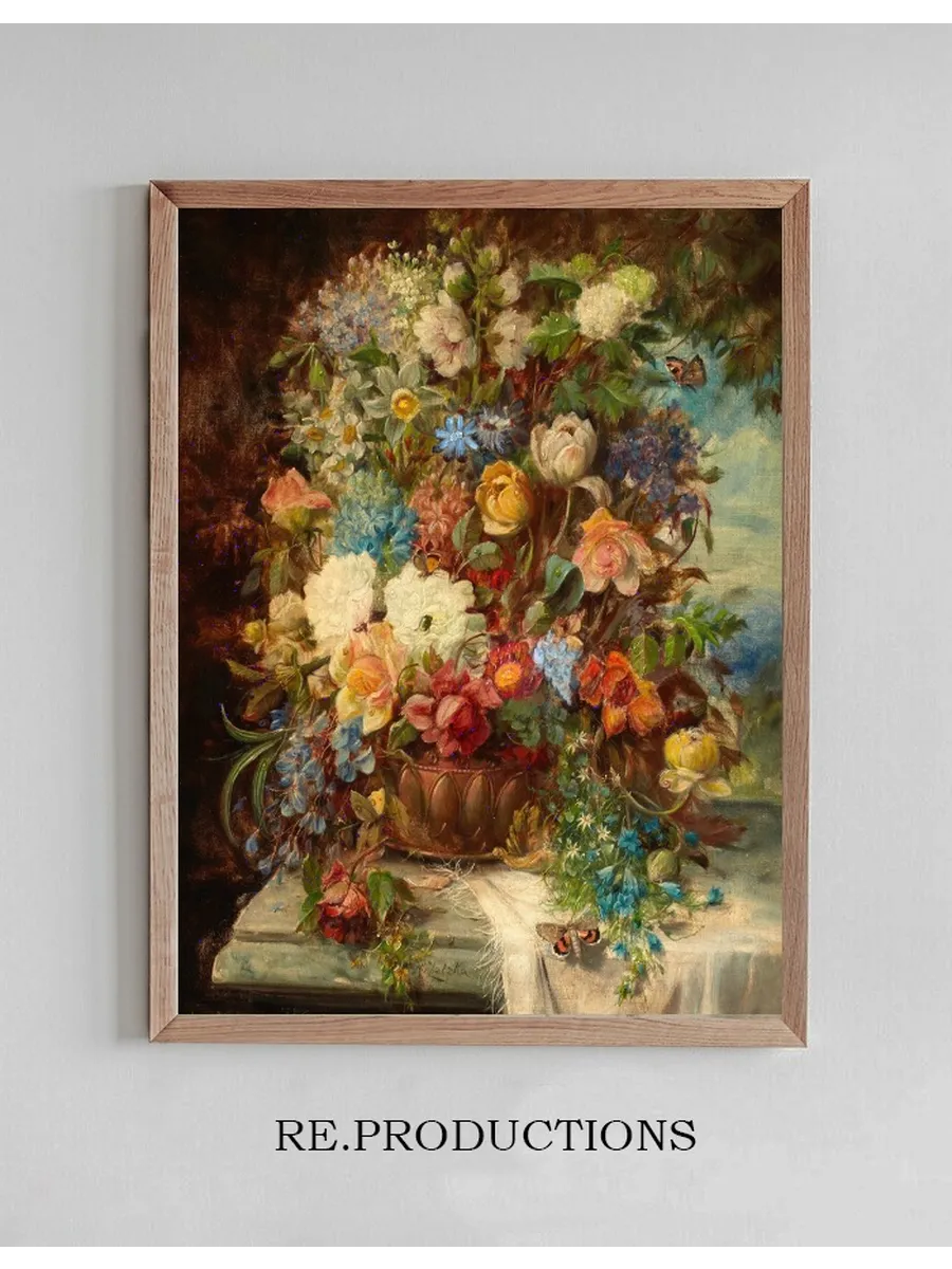 Summer Flowers on a Ledge