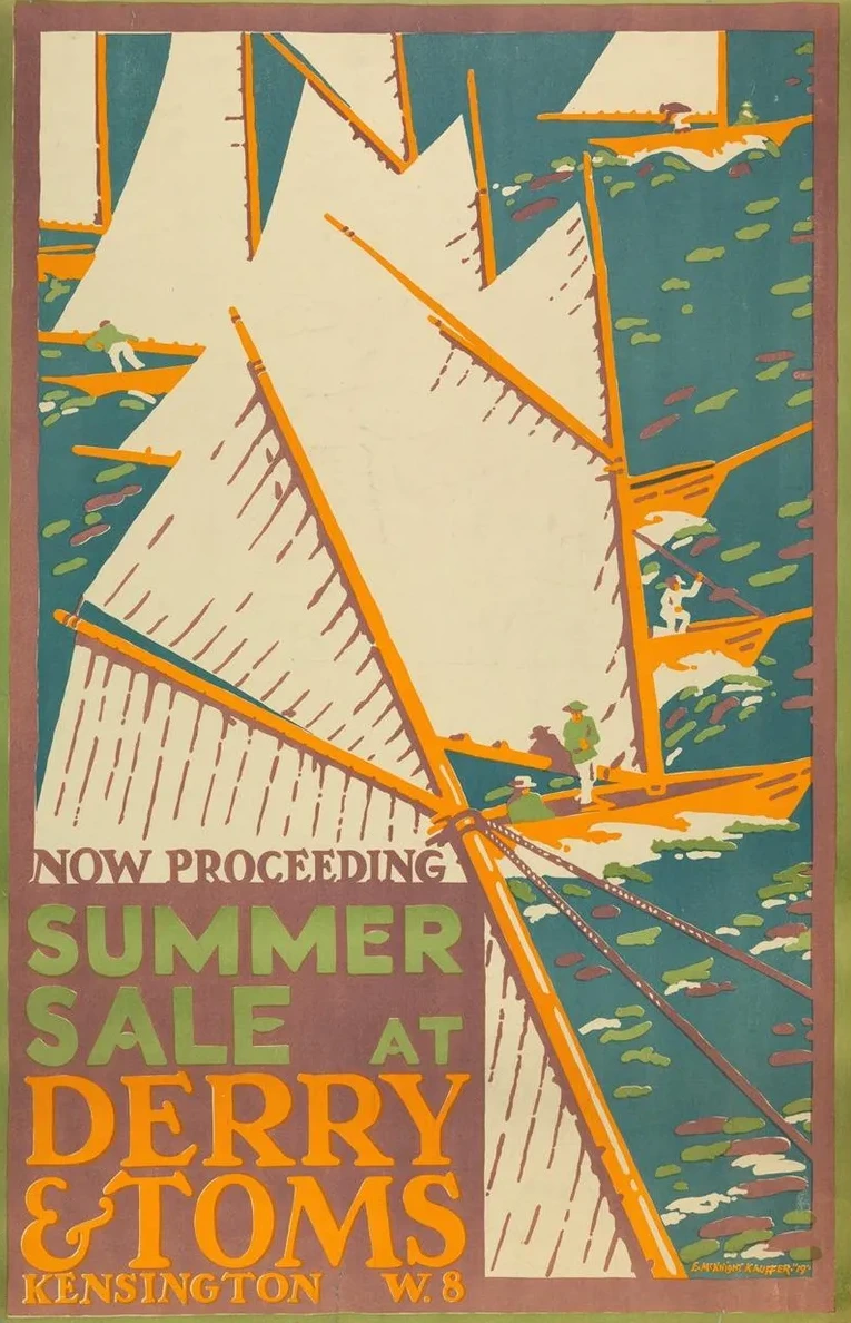 Summer Sale at Derry and Tom's, London