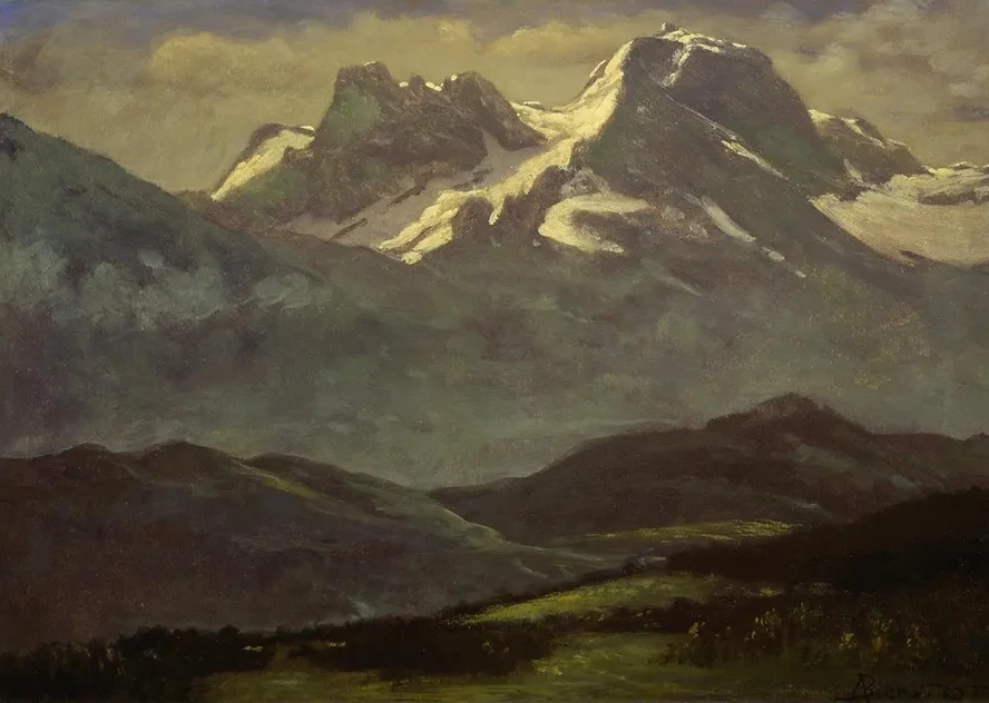 Summer Snow on the Peaks or Snow Capped Mountains