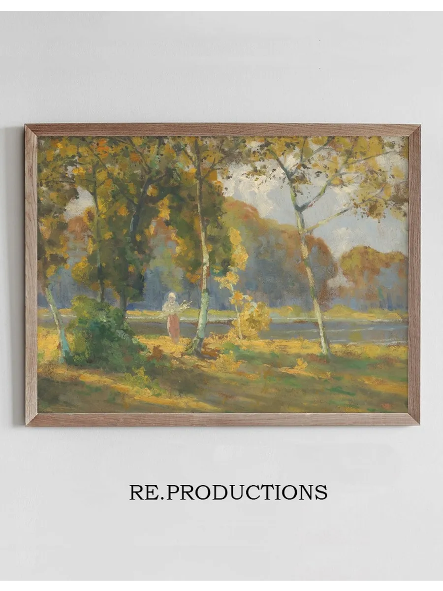 Summer Landscape with Birches