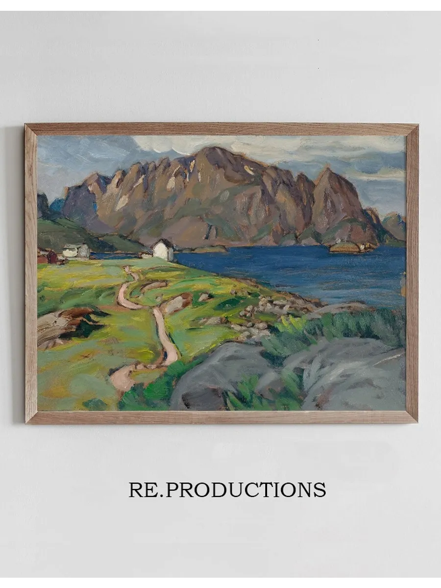 Summer, Store Molla. Study from Lofoten