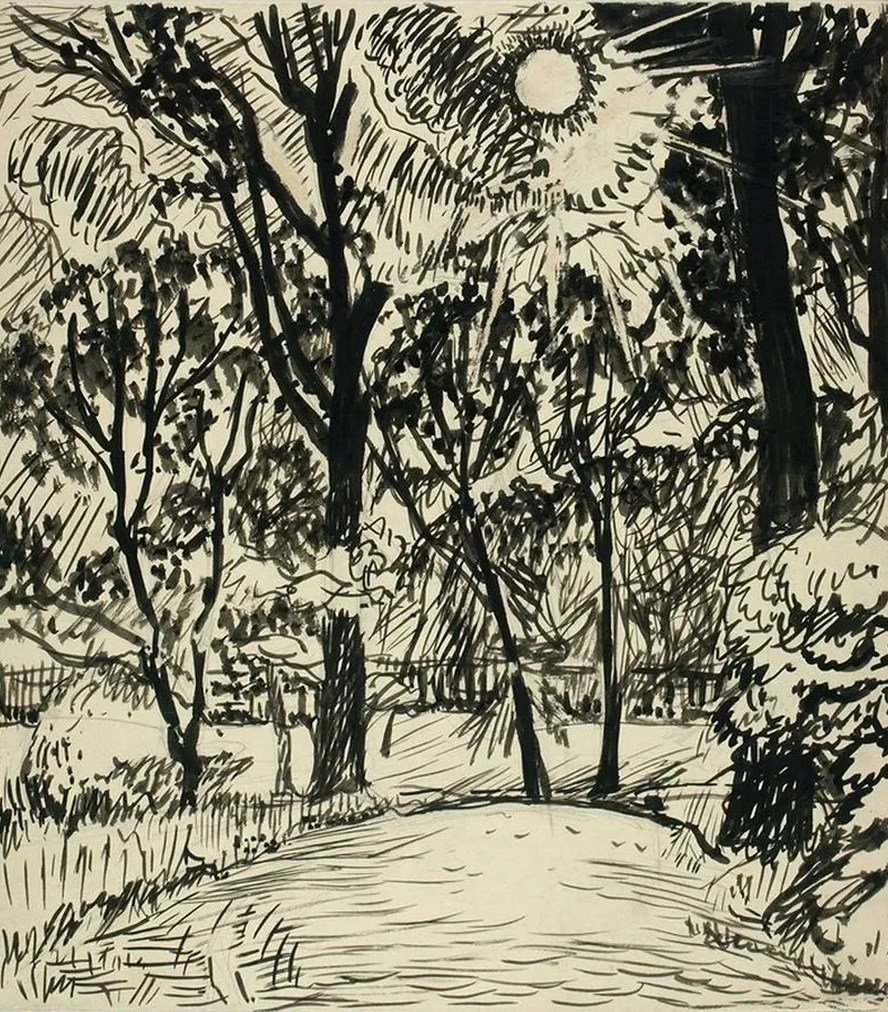 Sun - lit Path