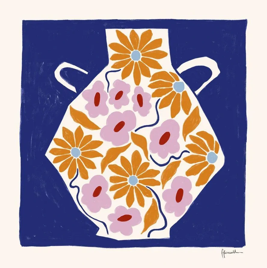 Sunflower Vase