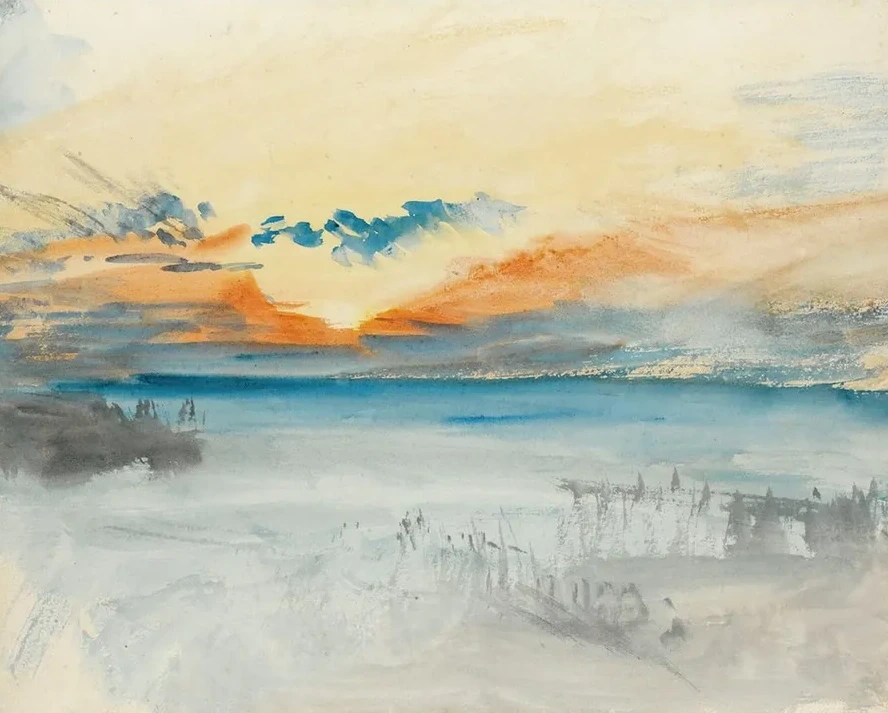 Sunset Over Water