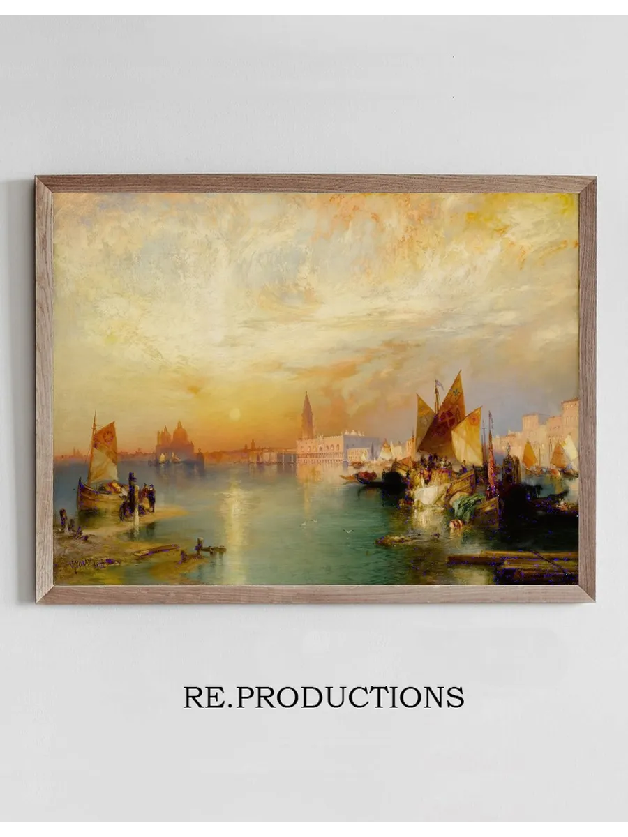 Sunset Santa Maria and the Ducal Palace, Venice
