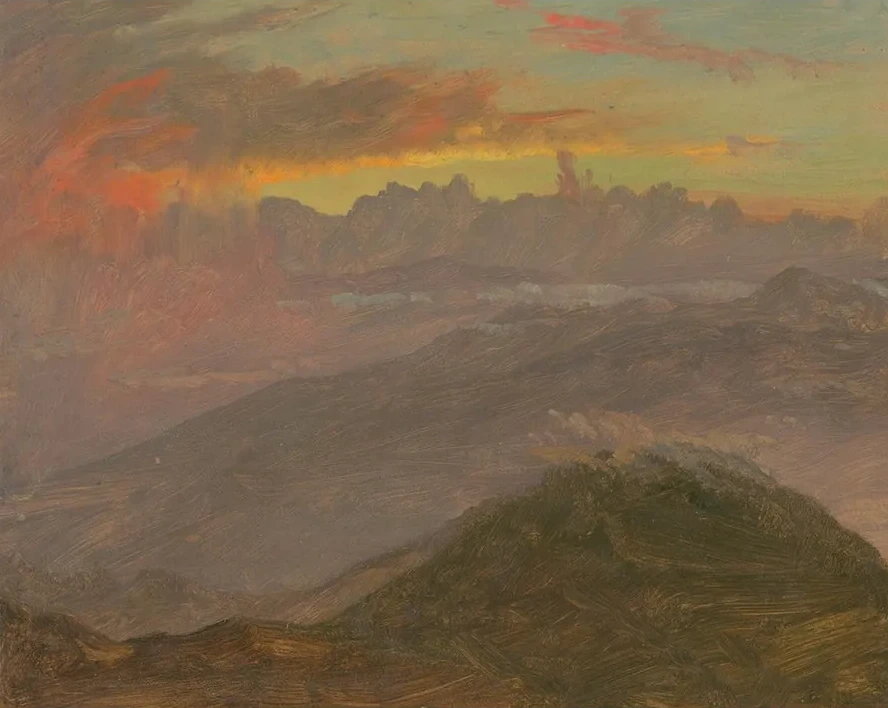 Sunset and Mountains