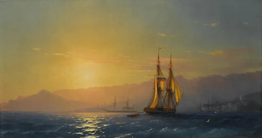 Sunset at Sea