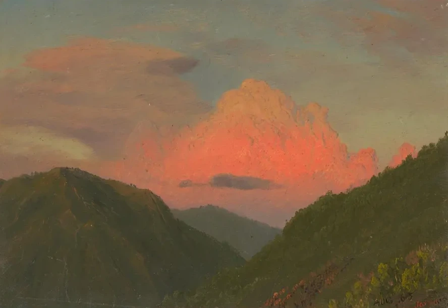 Sunset over Hilltops, Jamaica, West Indies