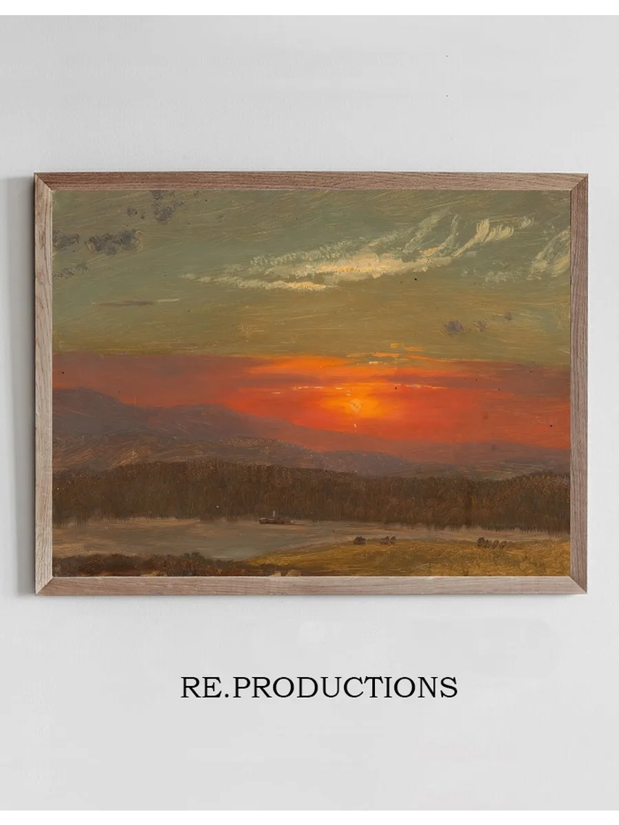 Sunset Over the Catskills