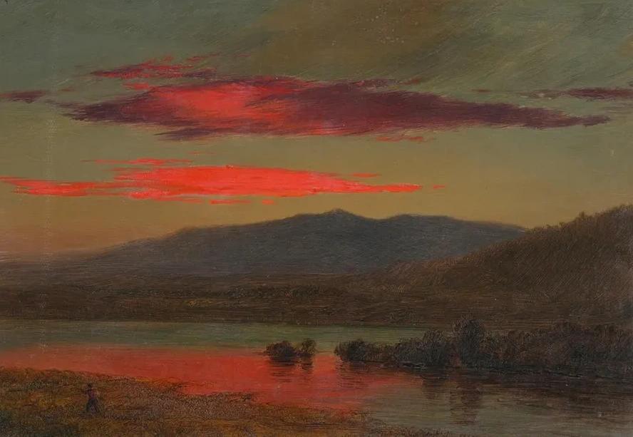 Sunset, Hudson, New York