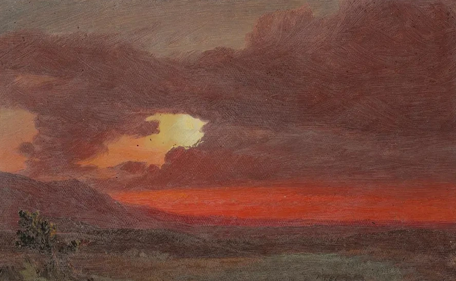Sunset, Hudson, New York