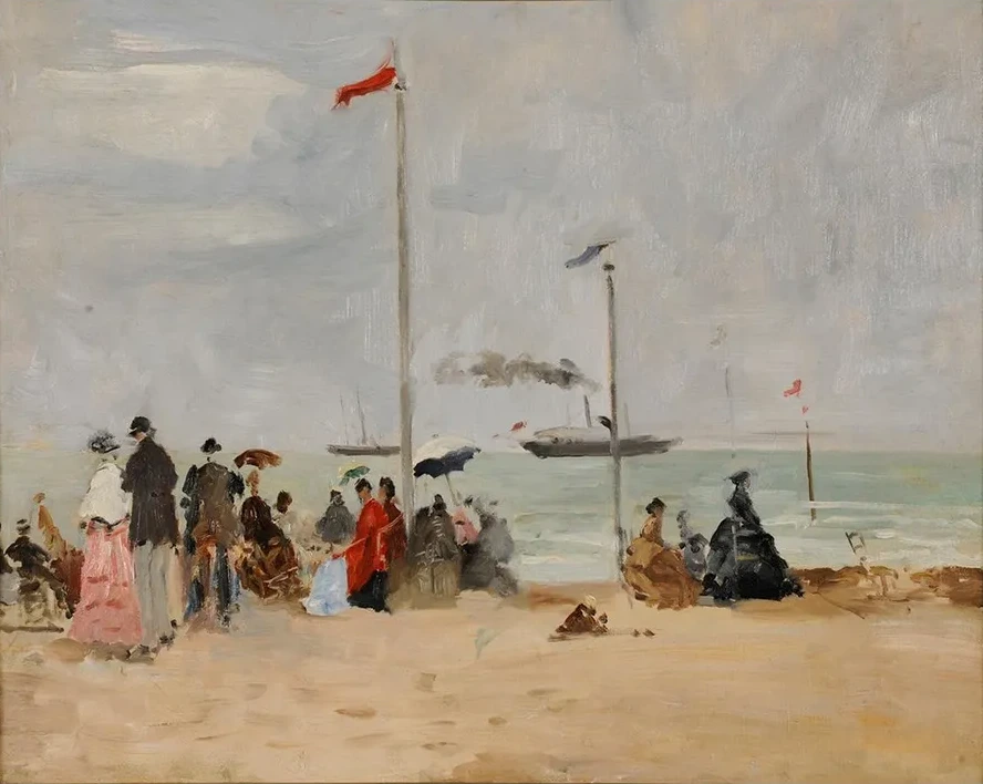 Sur la Plage de Trouville